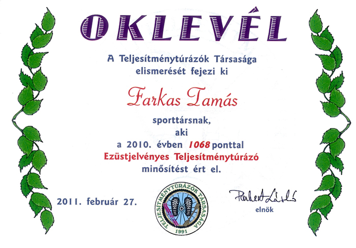 Tams oklevele